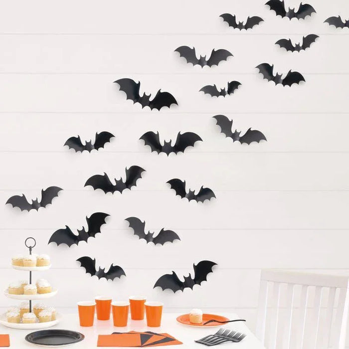 Halloween Flying Bat Wall Decorations Kit | 1 ct - Zurchers