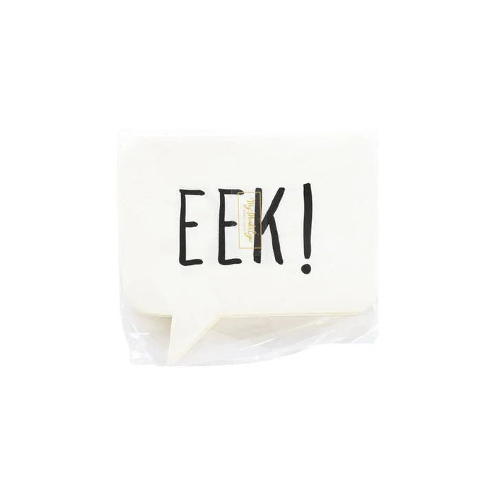 Halloween Frank & Mummy Eek! Shaped Lunch Napkins | 24Ct - Zurchers