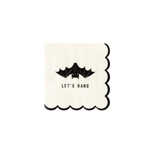Halloween Freakin' Bats Let's Hang Paper Beverage Napkins | 24Ct - Zurchers