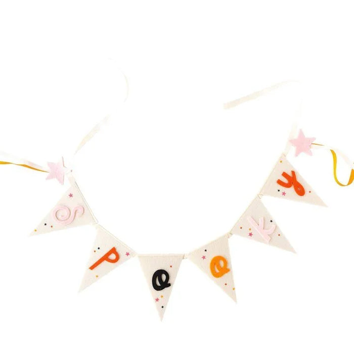 Halloween Ghoul Gang Spooky Felt Banner 3' | 1ct - Zurchers