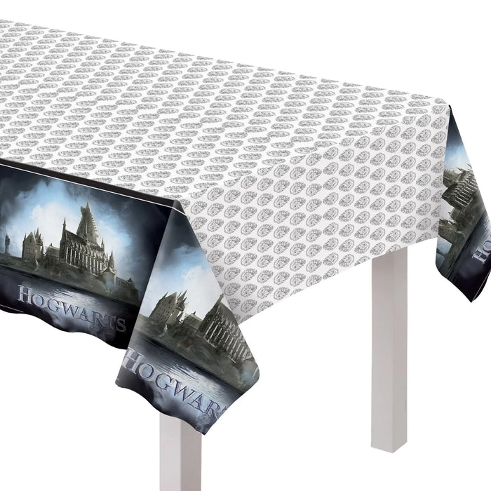 Halloween Harry Potter Hogwarts Plastic Tablecover 54"x96" | 1ct - Zurchers