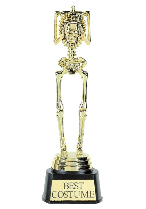 Halloween Skeleton Best Costume Trophy 9.5" | 1 ct - Zurchers