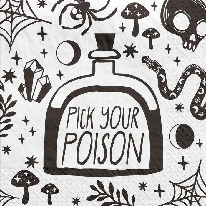 Spellbound Beverage Napkins | 16 ct - Zurchers