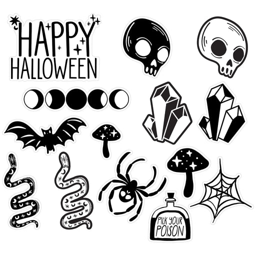 Spellbound Halloween Cardstock Cutouts | 14 pc - Zurchers