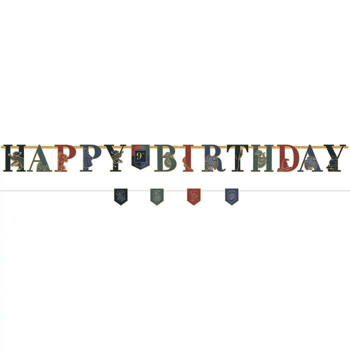 Harry Potter Personalized Jumbo Happy Birthday Letter Banner Kit | 1 kit - Zurchers