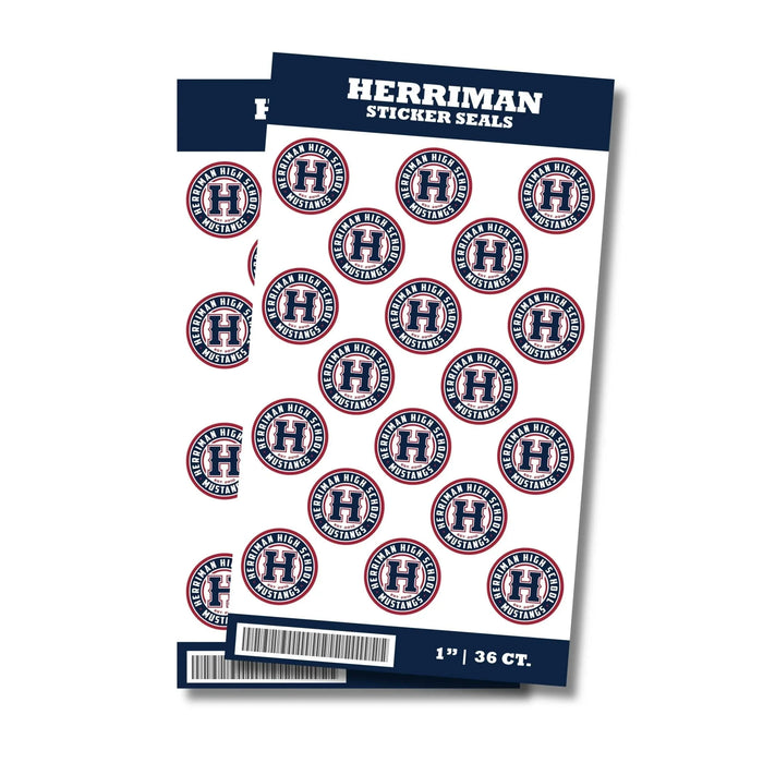 Herriman High School Sticker Seal 1" | 36 ct - Zurchers