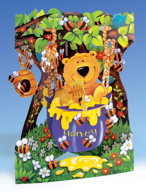 Honeybear 3 - D Card | 1 ct - Zurchers