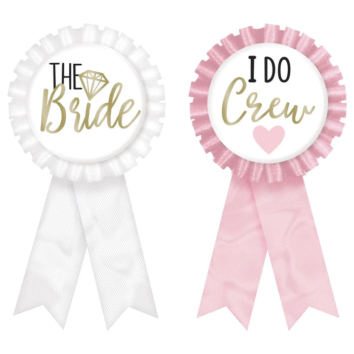 "I Do Crew" Bachelorette Award Ribbons | 8ct - Zurchers