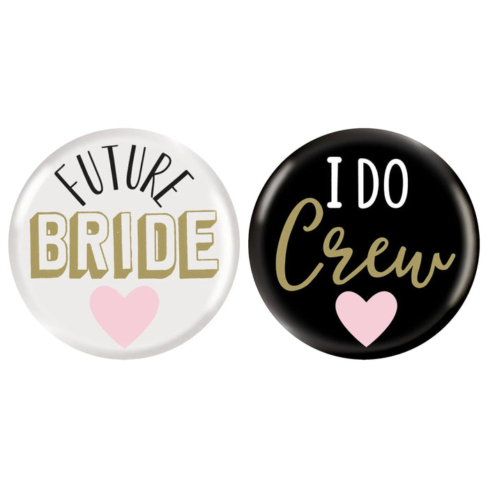 "I Do Crew" Bachelorette Buttons | 1ct - Zurchers