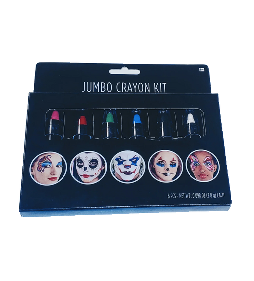 Jumbo Facepaint Crayon Set | 6pcs - Zurchers