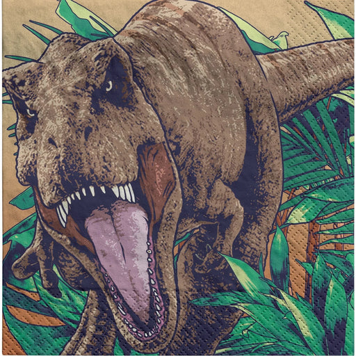 Jurassic World Into The Wild Lunch Napkins | 16ct - Zurchers