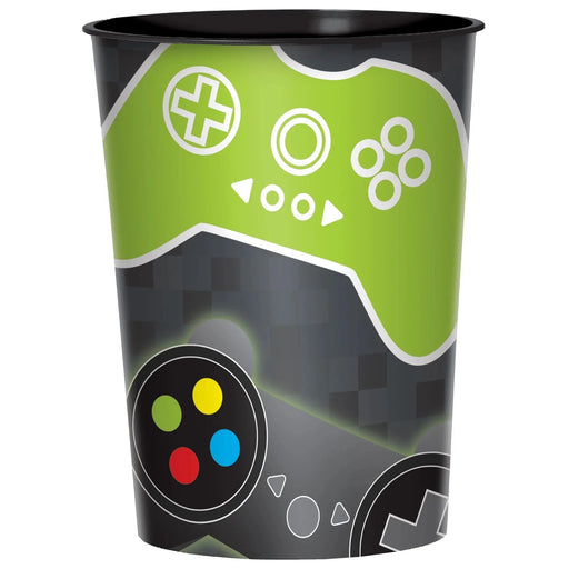 Level Up Plastic Party Favor Cup, 16 oz. | 1 ct - Zurchers