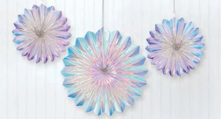 Luminous Birthday Foil Fan Decorations | 3pcs - Zurchers