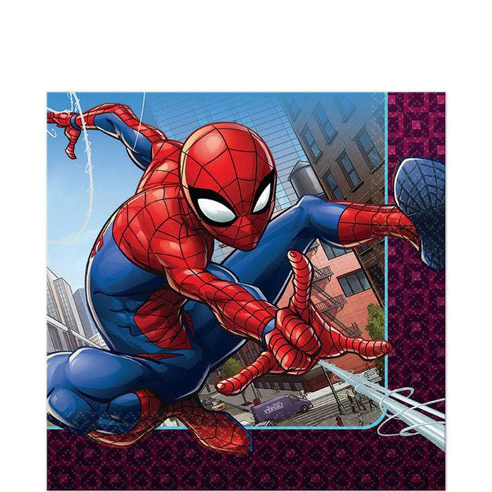 Spider - Man Web Wonder Lunch Napkins | 16ct - Zurchers