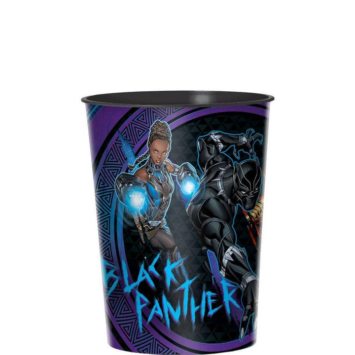 Marvel Black Panther Wakanda Forever Reusable Plastic Cup 16oz | 1ct - Zurchers