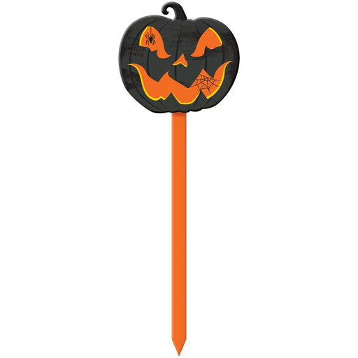 Halloween Jack O Lantern Yard Stake | 1ct - Zurchers