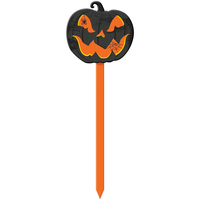 Halloween Jack O Lantern Yard Stake | 1ct - Zurchers