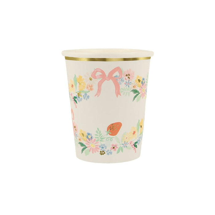 Elegant Floral Cups 9 oz. | 8 ct - Zurchers
