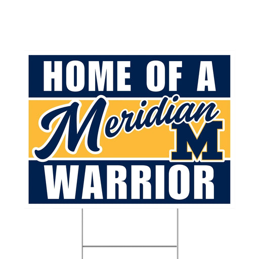 Meridian High School Spirit Yard Sign 24" x 18" | 1 ct - Zurchers