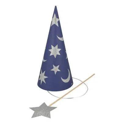 Meri Meri Halloween Wizard Party Hats & Wands | 6 ct - Zurchers