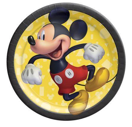 Mickey Mouse Dessert Plates 7" | 8ct - Zurchers