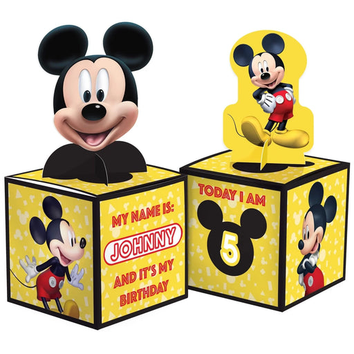Mickey Mouse Forever Cardstock Table Decorations 8" | 6pcs - Zurchers