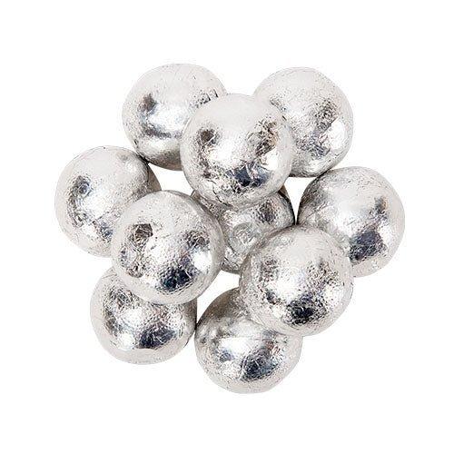 Milk Chocolate Silver Foil Balls 1.5lbs | 1ct - Zurchers
