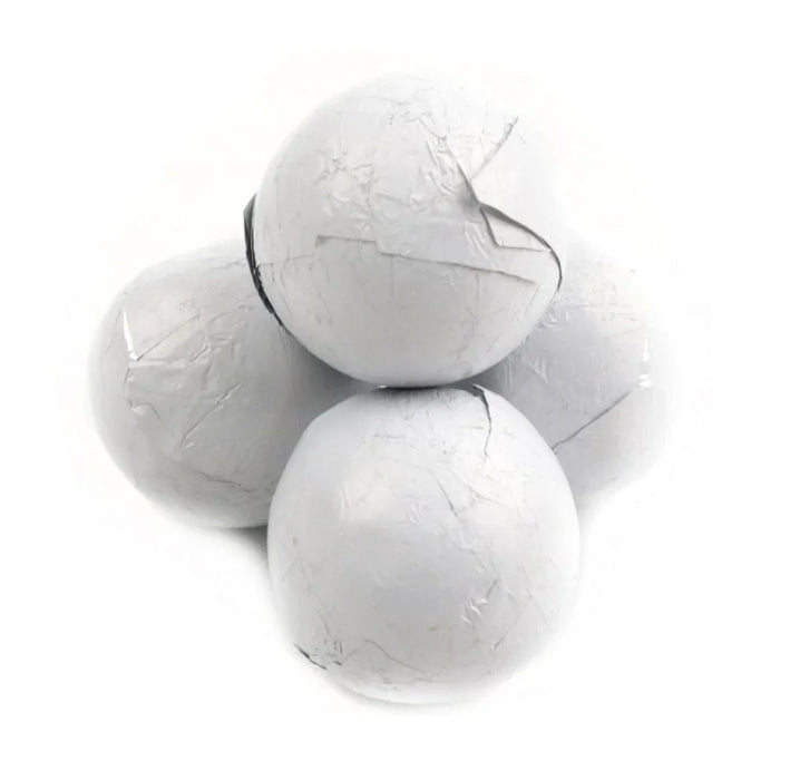 Milk Chocolate White Foil Balls 1.5lbs | 1ct - Zurchers