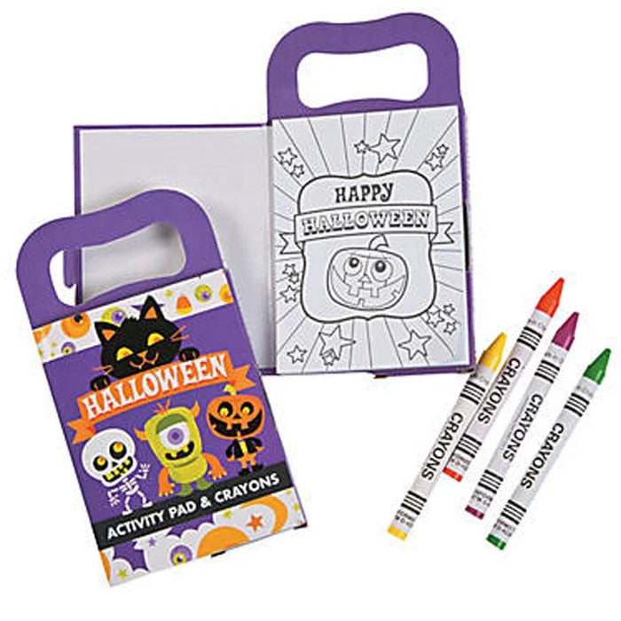 Mini Halloween Activity Books with Crayons | 1ct - Zurchers