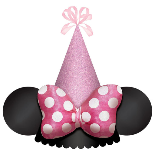 Minnie Mouse Forever Deluxe Cardstock and Fabric Hat 7" | 1ct - Zurchers