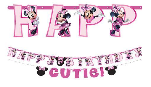 Minnie Mouse Jumbo Letter Banner Kit | 1kit - Zurchers