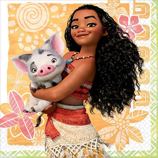 Moana Beverage Napkins | 16 ct - Zurchers