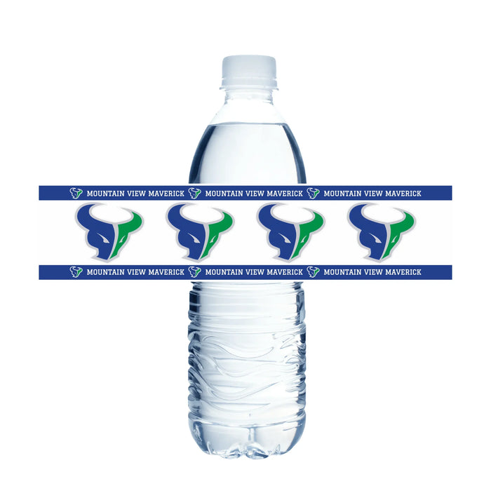 Mountain View ID High School Water Bottle Labels | 12 ct - Zurchers