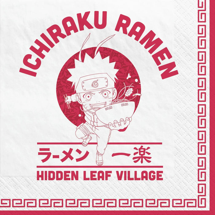 Naruto Beverage Napkins | 16 ct - Zurchers