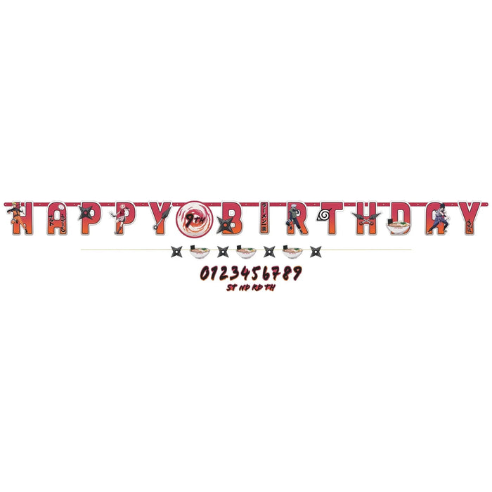 Naruto Jumbo Letter Birthday Banner | 1ct - Zurchers