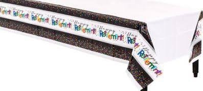 Officially Retired Plastic Tablecover | 1 ct - Zurchers