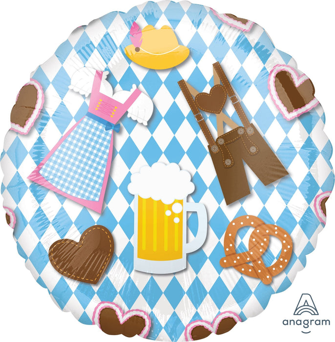 Oktoberfest 18" Satin Mylar | 1 ct - Zurchers