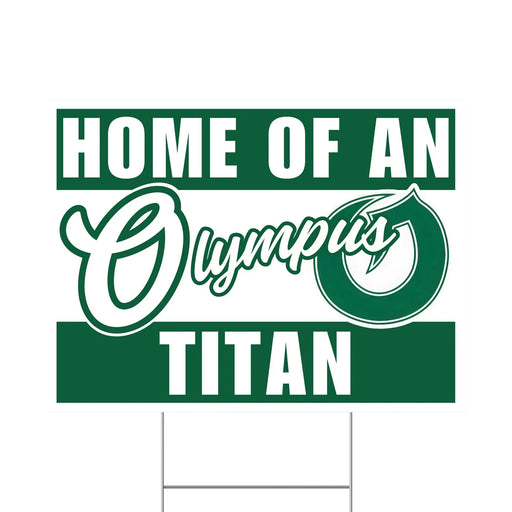 Olympus High School Spirit Yard Sign 24" x 18" | 1 ct - Zurchers