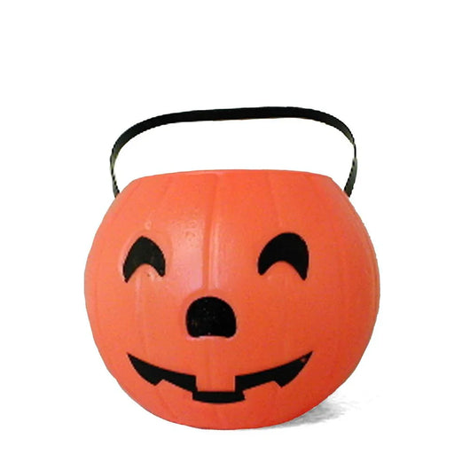 Halloween Pumpkin Trick Or Treat Bucket Orange 8" | 1ct - Zurchers