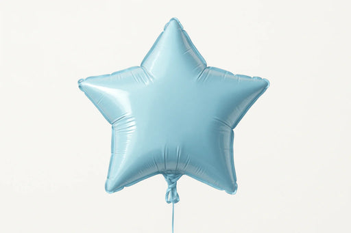 Pastel Blue Star Mylar Balloon 18" | 1ct. - Zurchers
