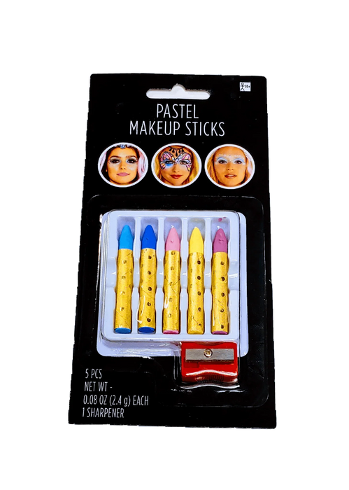 Pastel Makeup Sticks W/Sharpener | 6pcs - Zurchers