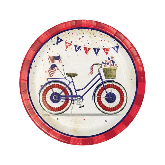 Patriotic Parade Dessert Plates 7" | 16ct - Zurchers
