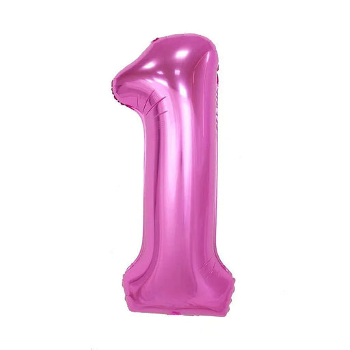 Pink Jumbo Number Balloons 34" | 1 ct - Zurchers