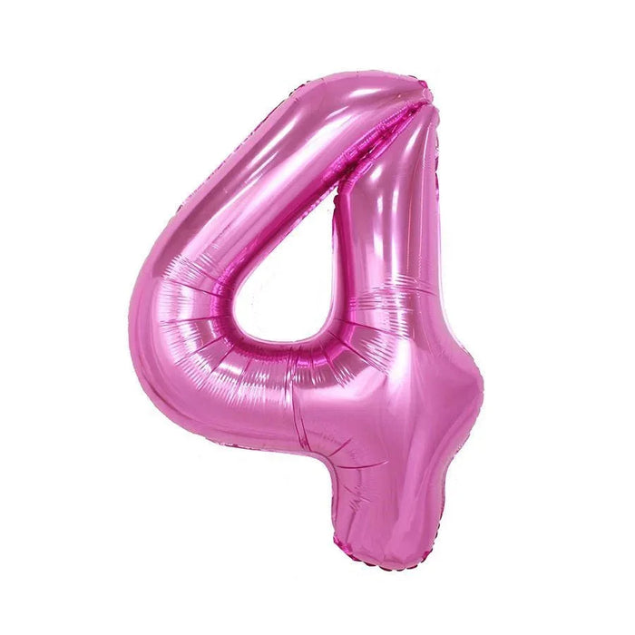 Pink Jumbo Number Balloons 34" | 1 ct - Zurchers