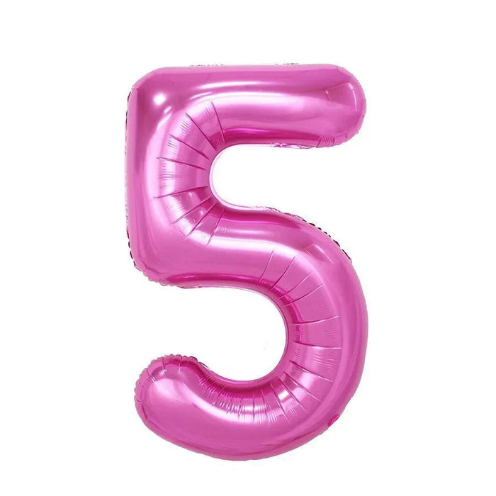 Pink Jumbo Number Balloons 34" | 1 ct - Zurchers