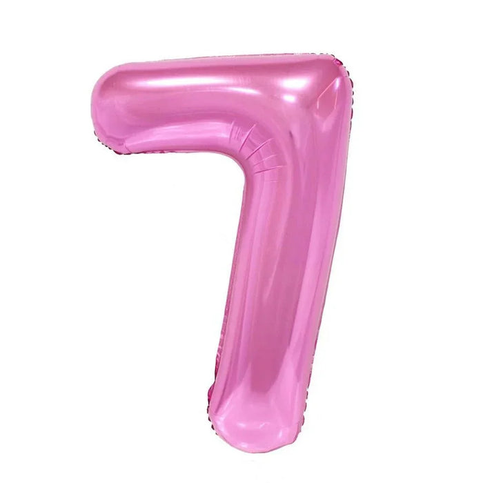 Pink Jumbo Number Balloons 34" | 1 ct - Zurchers