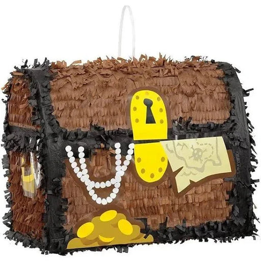 Pirate Treasure Chest 3d Piñata 12" | 1ct - Zurchers