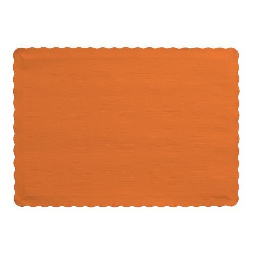 Sunkissed Orange Placemat 9.5" x 14" | 50 ct - Zurchers