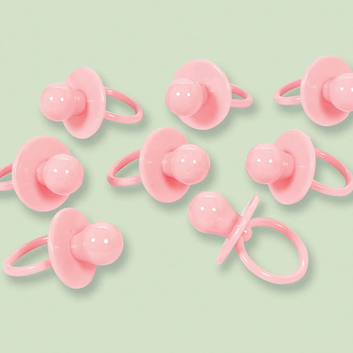 Pretty and Pink large pacifiers | 8ct - Zurchers