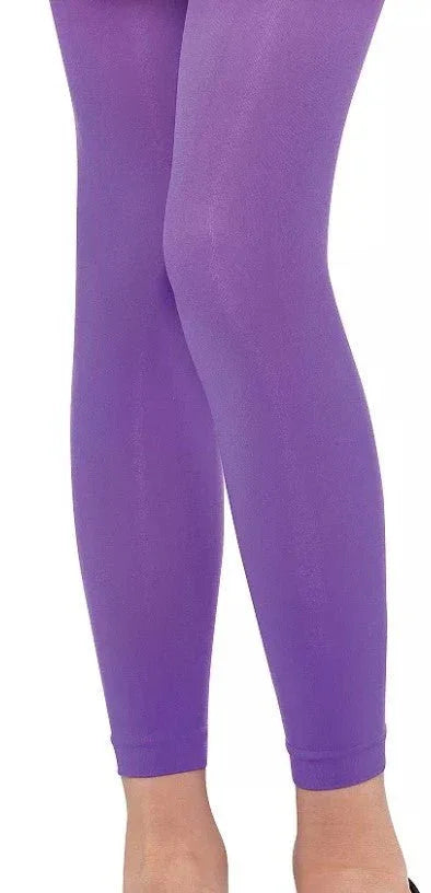 Purple Footless Tights | Child - Zurchers